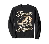 Forever My Little Shadow Dachshund Silhouette Quote Sweatshirt