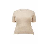 Forever New Audrey Curve Crew Neck Knit Tee Latte Space Dye size 18 | Shirts Outlet | Women 18