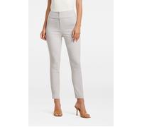 Forever New Georgia High Waist Full Length Pant Dove Grey size 4 | Straight Pants Outlet | Women | Gray 4