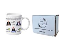 Forever Personal Designs Funny British T*ts Boris Johnson/Matt Hancock/Chris Whitty 11oz Mug with Gift Box