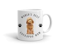 Forever Personal Designs Golden Honey Cockapoo World's Best Cockapoo Mum 11oz Mug