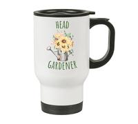 Forever Personal Designs Head Gardener (Design 3) 14oz Gardening Travel Mug