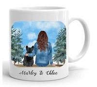 Forever Personal Designs Personalised French Bulldog and Owner 11oz Mug with Smashproof Box