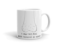 Forever Personal Designs Saggy Balls Mug 'I Saw This Mug and Thought of You' 11oz