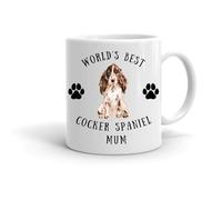 Forever Personal Designs World's Best Brown Cocker Spaniel Mum 11oz Mug