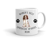 Forever Personal Designs World's Best Brown Springer Spaniel Mum 11oz Mug