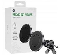 Forever Recycling Car Mount Magnetic for Ventilation Grille - Eco-Friendly, Compact, 360° Rotation, Powerful Magnet, Universal for Smartphones, Black