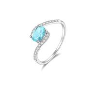 Forever Ring White Gold Wedding Band Ladies 9K Au375 Size P 1/2 White Rectangle Moissanite Stackable for Sister Fashion