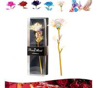 Forever Rose 24K Colorful Galaxy Rose - Valentines Day Gifts for Her, Infinity Artificial Flowers, Eternal Present for Women, Mom, Girlfriend, Wife, Daughter - Mothers Day, Birthday, Christmas