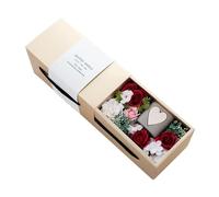 Forever Roses Candle Gift Box | Romantic Eternal Rose Scented Candle Set Preserved Flowers Bouquet,Creative Floral Scented Bath Tools Artificial Scented Roses for Lover Friends Family