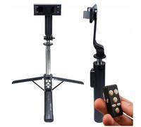 Forever Selfie Stick for Smartphone Black - Selfie Stick Tripod with a Length of 100cm and 360° Rotation - Phone Tripod Stand and Selfie Stick in One - Bluetooth Selfie Stick for Android and iOS