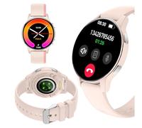 Forever Smartwatch iGo Watch 4 JW-600 for Women - Elegant Pink Smart Watch with AMOLED Screen, Sleep Monitoring, Sports Modes, iOS/Android, 2 Straps Included, Feminine Design