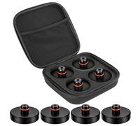 Forever Speed 4 Pieces Car Jack Rubber Pad for Tesla Model 3/Y/X/S Jack Pad Adapter Accessories with Storage Box