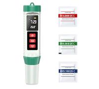 Forever Speed 5 in 1 PH Meter,High Precision Digital PH Tester for pH/TDS/EC/Temp,Water Quality Tester for Drinking Water Pool Aquarium Hydroponics