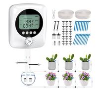 Forever Speed Dual Pump Automatic Plant Waterer Indoor,Automatic Watering System for 30 Plants,Indoor Drip Irrigation Kit Self Watering System With 4400mah Battery