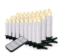 Forever Speed Miafamily 20-60 Christmas LED Candles Christmas Lights, Light Candles, Christmas Tree Candles with Remote Control Wireless Christmas Tree Decorative Candles