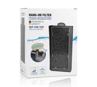 Forever Speed Polyester Activated Carbon Filter Insert, Polyester for Fine Dirt Particles, Activated Carbon for Discoloration/Odors, for Aquarium External Filter, 6 Pack