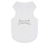 'Forever Together Text' Pet Dog/Cat T-Shirt (PT00067034)