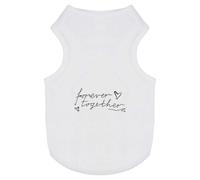 'Forever Together Text' Pet Dog/Cat T-Shirt (PT00067035)