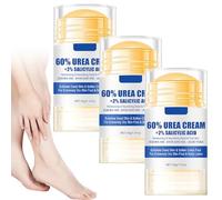 Forever Urea Cream 60 Percent for Feet, Moisturising Foot Cream for Cracked Heels and Dry Skin, Foot Care Stick Moisturizer, Cracked Heel Repair Cream for Skin Care Hands & Feet (40g, 3pcs)