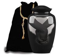 Forever URNS Adult Cremation Funeral Urn with Classic Loving Hand Theme for Human Ashes of Female & Male | 200 cu in | Large | Multicolor | Completely Handcrafted with Velvet Protection Bag