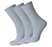 Forever Young 12 Pairs Boys Girls Short Ankle Cotton Rich Plain School Socks Light Grey Size 2-3 Years Old