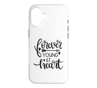 Forever Young At Heart Inspirational Motivational Positive Case for iPhone 16