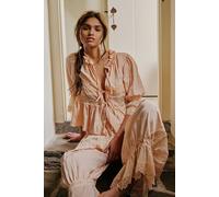 Forever Young Bed Jacket Top by Intimately at Free People in Peach Pit, Size: XS - female
