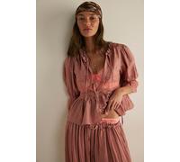 Forever Young Bed Jacket Top by Intimately at Free People in Rose Dawn, Size: Medium - female