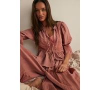 Forever Young Bed Jacket Top by Intimately at Free People in Rose Dawn, Size: Small - female