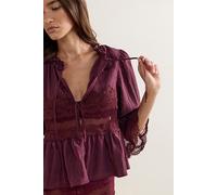 Forever Young Bed Jacket Top by Intimately at Free People in Shiraz, Size: Small - female