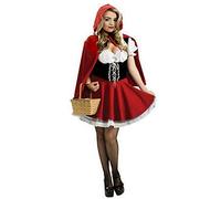 Forever Young Deluxe Little Red Riding Hood Storybook Woman Halloween Fancy Dress Costume Size Large (Women: 12)