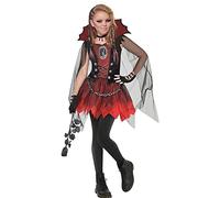Forever Young Girls Dark Gothic Vampire Halloween Fancy Dress Costume (5-6 years)