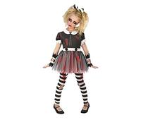 Forever Young Girls Dead Zombie Doll Creepy Halloween Fancy Dress Costume (9-10 years)