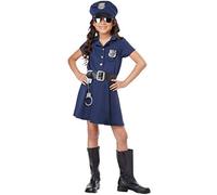 Forever Young Girls Policewoman Kids Police Officer Outfit Fancy Dress Costume Cop Uniform (11-12 Years Old)