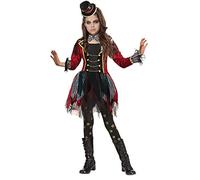Forever Young Girls Teen Showman Ring Master Halloween Fancy Dress Costume Outfit (7-8 years)