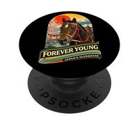 Forever Young Horse, Horse Racing, Del Mar, Santa Anita PopSockets Adhesive PopGrip