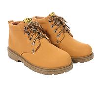 Forever Young Kids Boys Children's Unisex Lace Up Winter Boots Suede Desert Hiking Boots (UK Infant 7, Tan)