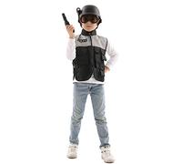 Forever Young Kids Children's SWAT Police Military Armed Cop Fancy Dress Costume (3-5 years)