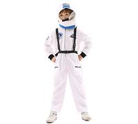 Forever Young Kids Children's White Astronaut Explorer Space Suit Fancy Dress Costume (8-10 years)