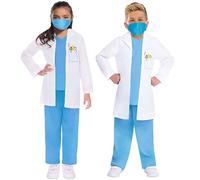 Forever Young Kids Unisex Hospital Doctor/Surgeon Costume (5-6 Years Old)