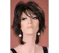 Forever Young Ladies Medium Tousled Layers Off Black with Copper Highlights Fashion Wig