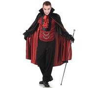 Forever Young Mens Count Bloodthirst Vampire Halloween Fancy Dress Costume (Small)