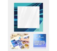 forever young Reusable Diamond Art Release Film 30 PCS Ocean Odyssey | Non-stick release paper for diamond painting. 10×10cm reusable sheets help section artwork easily and keep workspace clean.