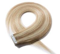 Forever Young Seamless Tape in 100% Virgin Human Hair Extensions Tanned & Light Blonde Mix 18/613# (18")