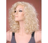 Forever Young UK Ladies Fashion Wig Long Blonde Bouncy Curls Perm Light Blonde Curly Wig