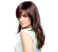 Forever Young UK Ladies Wig Long Tappered Style Fashion Wig Dark Brown & Medium Auburn Mix