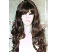 Forever Young UK Long Ladies Wig Dark Brown Medium Auburn Mix Fashion Wig