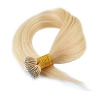 Forever Young UK Nano Ring Tip Remy Human Hair Extensions Pack of 50 Natural Blonde #24 (16")