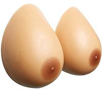 Forever Young UK Silicone Breast Forms Fake Boobs for Transgender Mastectomy Prosthesis (Cup E)